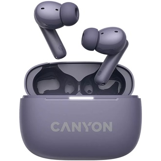 Canyon TWS-10 True Wireless fülhallgató headset lila