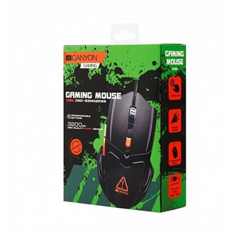 Canyon Vigil USB optikai gaming egér fekete