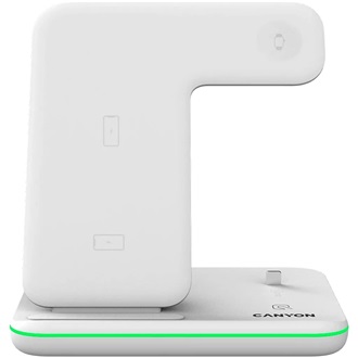 Canyon WS-302 3-in-1 15W univerzális vezeték nélküli töltő adapter fekete (Qi)