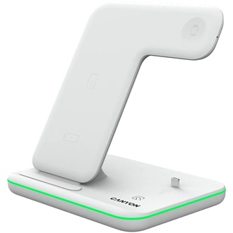 Canyon WS-302 3-in-1 15W univerzális vezeték nélküli töltő adapter fekete (Qi)