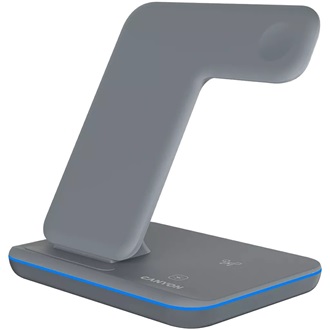 Canyon WS-303 3-in-1 15W univerzális vezeték nélküli töltő adapter szürke (Qi)