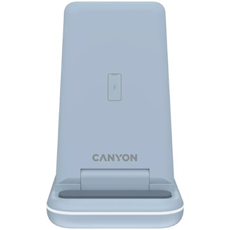 Canyon WS-304 3-in-1 15W univerzális vezeték nélküli töltő adapter kék (Qi)