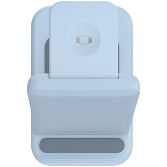 Canyon WS-304 3-in-1 15W univerzális vezeték nélküli töltő adapter kék (Qi)