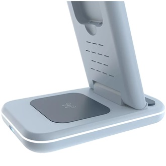 Canyon WS-304 3-in-1 15W univerzális vezeték nélküli töltő adapter kék (Qi)