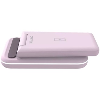 Canyon WS-304 3-in-1 15W univerzális vezeték nélküli töltő adapter rózsaszín (Qi) (Iced Pink)