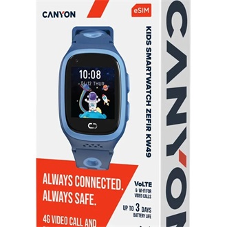 Canyon Zefir KW-49 eSIM okosóra kék IP67