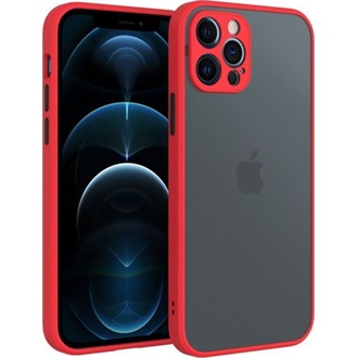 Cellect CEL-MATTIPH1467PMRBK iPhone 14 Pro Max piros-fekete műanyag tok