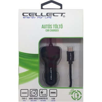 Cellect MPCB-TYPEC-ADAPT-24A univerzális autós töltő adapter
