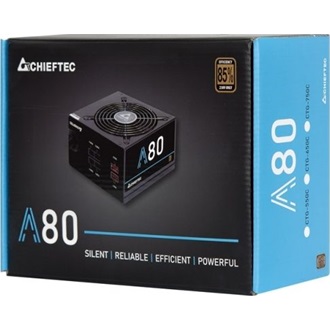 Chieftec A-80 CTG-750C ATX silent desktop tápegység 750W 85+ Bronze BOX