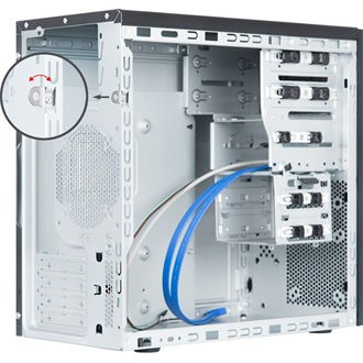 Chieftec CLASSIC BD-25B-350GPB 350W MT Mini Tower számítógépház fekete