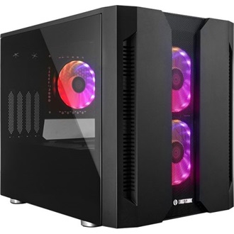 Chieftec Chieftronic M2 táp nélküli ablakos MT Mini Tower számítógépház fekete