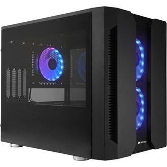 Chieftec Chieftronic M2 táp nélküli ablakos MT Mini Tower számítógépház fekete