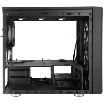 Chieftec Chieftronic M2 táp nélküli ablakos MT Mini Tower számítógépház fekete