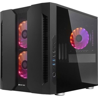 Chieftec Chieftronic M2 táp nélküli ablakos MT Mini Tower számítógépház fekete
