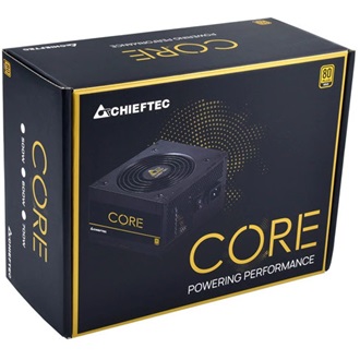 Chieftec Core ATX silent desktop tápegység 600W 80+ Gold BOX