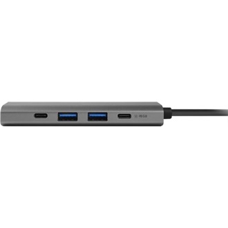 Chieftec DSC-502 5-port 80W USB-C dokkoló szürke