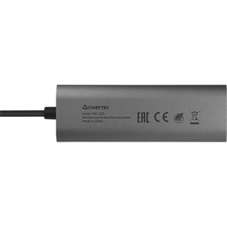 Chieftec DSC-502 5-port 80W USB-C dokkoló szürke