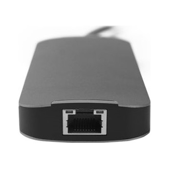 Chieftec DSC-901 9-in-1 9-port 80W USB-C dokkoló szürke
