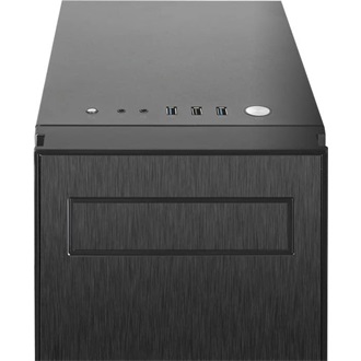 Chieftec HAWK táp nélküli ablakos MT Mini Tower számítógépház fekete