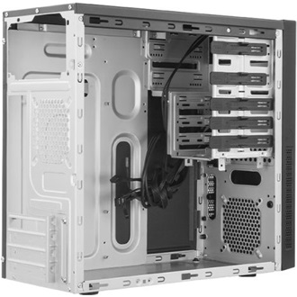 Chieftec HO-11B-OP táp nélküli MT Mini Tower számítógépház fekete