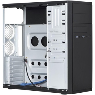 Chieftec HQ-01B-OP Elox táp nélküli Mid Tower számítógépház fekete