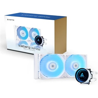 Chieftec Iceberg 240 RGB processzor vízhűtő fehér