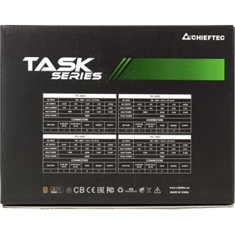 Chieftec Task TPS-500S ATX silent desktop tápegység 500W 80+ Bronze BOX