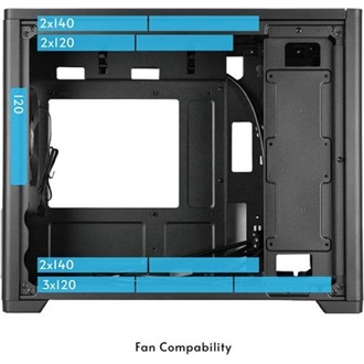 Chieftec Uni BE-10B-400 400W SFF számítógépház fekete