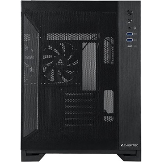 Chieftec VISIO AIR táp nélküli ablakos MT Mini Tower számítógépház fekete