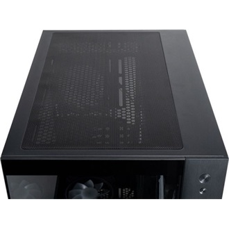 Chieftec VISIO táp nélküli ablakos MT Mini Tower számítógépház fekete