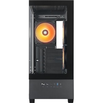 Chieftec VISTA táp nélküli ablakos Mid Tower számítógépház fekete