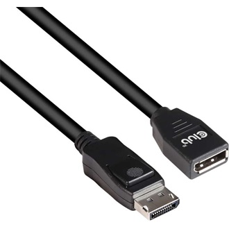 Club 3D DisplayPort 1.4 -> DisplayPort 1.4 M/F video kábel hosszabbító 3m fekete