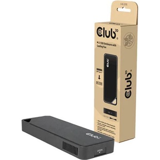 Club 3D CAC-2510 M.2 2280 PCIe NVMe USB4 külső ház fekete