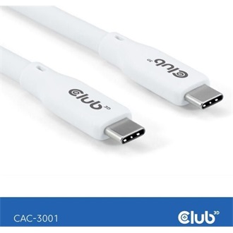 Club 3D CAC-3002 USB4 Gen2×2 - USB4 Gen2×2 M/M adatkábel 2m fehér
