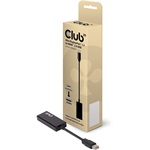 Club 3D DisplayPort 1.4 -> DisplayPort 1.4 F/F repeater fekete