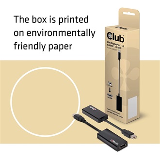 Club 3D DisplayPort 1.4 -> DisplayPort 1.4 F/F repeater fekete