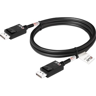 Club 3D CAC-1091 DisplayPort 2.1 - DisplayPort 2.1 M/M video kábel 1.2m fekete