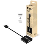 Club 3D CAC-1302 HDMI 1.4 -> VGA Jack stereo 3,5mm M/F adapter 0.35m fekete