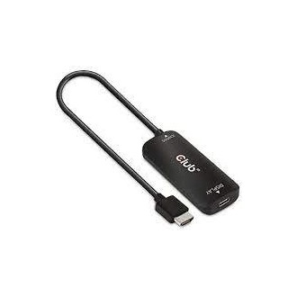 Club 3D HDMI 2.1 USB-B 2.0 micro -> USB-C M/F aktív adapter 0.2m fekete