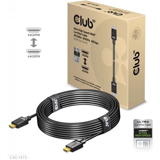 Club 3D CAC-1375 HDMI 2.1 -> HDMI 2.1 M/M video kábel 5m fekete
