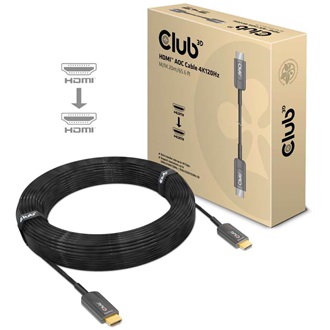 Club 3D CAC-1379 HDMI 2.1 -> HDMI 2.1 M/M aktív video kábel 20m fekete optikai