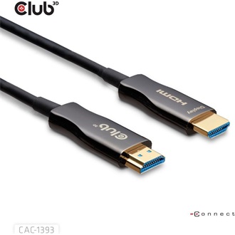 Club 3D CAC-1393 Hybrid AOC HDMI 2.1 -> HDMI 2.1 M/M adatkábel 60m fekete