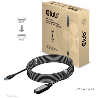 Club 3D USB-A 2.0 -> USB-B 2.0 micro M/M adatkábel 1m fekete