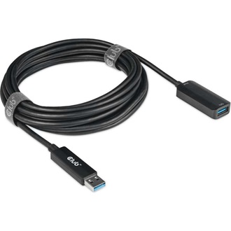 Club 3D CAC-1411 USB-A 3.2 Gen2 -> USB-A 3.2 Gen 2 M/F adatkábel hosszabbító 5m fekete