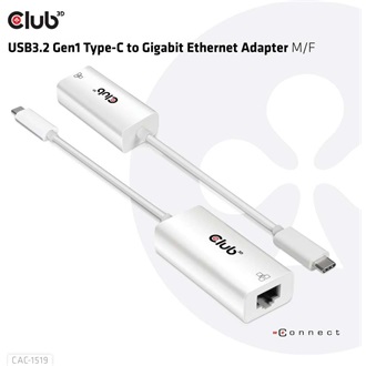 Club 3D CAC-1519 1Gb/s hálózati adapter