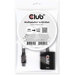Club 3D Mini DisplayPort -> VGA M/F adapter 0.22m fekete