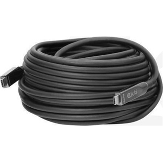 Club 3D CAC-2580 AOC USB-C 3.2 Gen2 - USB-C 3.2 Gen2 M/M aktív adatkábel 15m fekete