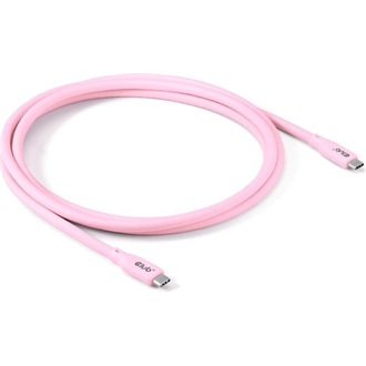 Club 3D CAC-3002 USB4 Gen2×2 - USB4 Gen2×2 M/M adatkábel 2m rózsaszín