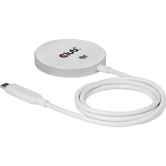 Club 3D CAC-3026 25W univerzális vezeték nélküli töltő adapter fehér (MagSafe, Qi2)