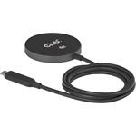 Club 3D CAC-3027 25W univerzális vezeték nélküli töltő adapter fekete (MagSafe, Qi2)
